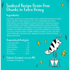 Tiny Tiger Chunks In EXTRA Gravy Seafood Recipe Grain-Free Canned Cat Food -Furry Friends 147772 PT5. AC SS1800 V1671721009