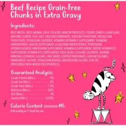 Tiny Tiger Chunks In EXTRA Gravy Beef Recipe Grain-Free Canned Cat Food -Furry Friends 147778 PT5. AC SS1800 V1687286233