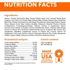 Iams ProActive Health Salmon Recipe Adult Dry Cat Food -Furry Friends 148007 PT5. AC SS1800 V1609949024