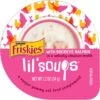 Friskies Lil' Soups With Sockeye Salmon In A Velvety Chicken Broth Lickable Cat Food Topper
