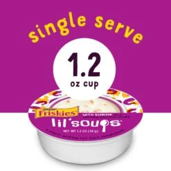 Friskies Lil' Soups With Shrimp In A Velvety Chicken Broth Lickable Cat Food Topper 13 Friskies Lil' Soups With Shrimp In A Velvety Chicken Broth Lickable Cat Food Topper -Furry Friends 148068 PT3. AC SS1800 V1695847918