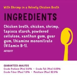 Friskies Lil' Soups With Shrimp In A Velvety Chicken Broth Lickable Cat Food Topper 14 Friskies Lil' Soups With Shrimp In A Velvety Chicken Broth Lickable Cat Food Topper -Furry Friends 148068 PT4. AC SS1800 V1695847918