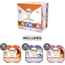 Nutro Perfect Portions Grain-Free Variety Pack Chicken, Salmon & Tuna, Chicken & Liver Pate Recipe Adult Wet Cat Food Trays -Furry Friends 148864 PT3. AC SS1800 V1702678347