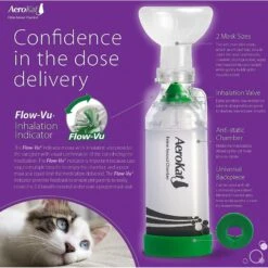 Trudell Medical International AeroKat Cat Asthma Aerosol Chamber 16 Trudell Medical International AeroKat Cat Asthma Aerosol Chamber -Furry Friends 149127 PT6. AC SS1800 V1526932316