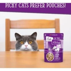 Weruva Cats In The Kitchen Love Me Tender Chicken & Duck Recipe Grain-Free Cat Food Pouches -Furry Friends 149773 PT8. AC SS1800 V1700860103