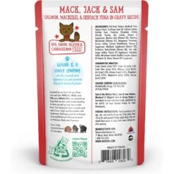 Weruva Cats In The Kitchen Mack, Jack & Sam Salmon, Mackerel & Tuna Recipe Grain-Free Cat Food Pouches -Furry Friends 149776 PT3. AC SS1800 V1700860156