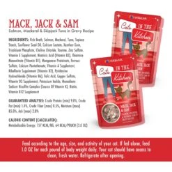 Weruva Cats In The Kitchen Mack, Jack & Sam Salmon, Mackerel & Tuna Recipe Grain-Free Cat Food Pouches -Furry Friends 149776 PT8. AC SS1800 V1700860153