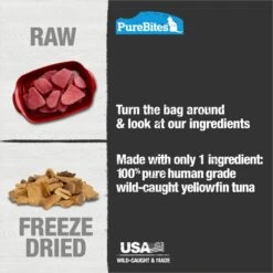 PureBites Tuna Freeze-Dried Raw Cat Treats -Furry Friends 150509 PT3. AC SS1800 V1677600947