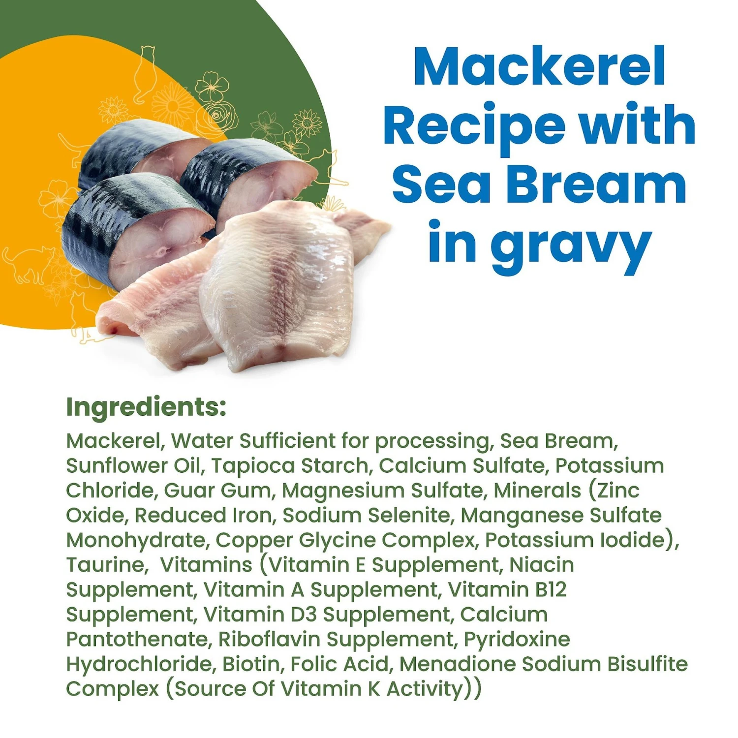 Almo Nature HQS Complete Mackerel With Sea Bream Grain-Free Canned Cat Food 6 Almo Nature HQS Complete Mackerel With Sea Bream Grain-Free Canned Cat Food - Image 4