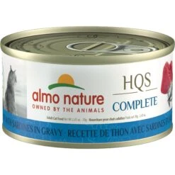 Almo Nature HQS Complete Tuna With Sardine Grain-Free Canned Cat Food