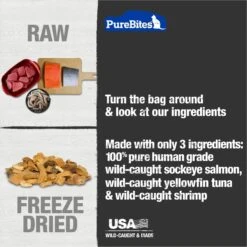 PureBites Ocean Medley Freeze-Dried Raw Cat Treats -Furry Friends 150655 PT3. AC SS1800 V1677600916