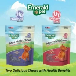 Emerald Pet Hairball Support Grain-Free Cat Soft Chews -Furry Friends 151498 PT5. AC SS1800 V1667598409