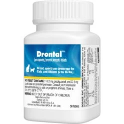Drontal Dewormer For Tapeworms, Roundworms, Hookworms For Cats 10 Drontal Dewormer For Tapeworms, Roundworms, Hookworms For Cats -Furry Friends 153916 PT3. AC SS1800 V1690478598