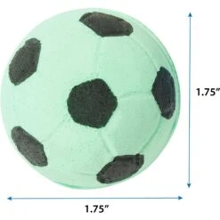 Ethical Pet Sponge Soccer Ball Cat Toy, 4-pack -Furry Friends 154217 PT1. AC SS1800 V1683923494