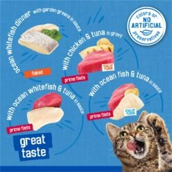 Friskies Oceans Of Delight Variety Pack Canned Cat Food -Furry Friends 154524 PT2. AC SS1800 V1700158213