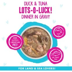 BFF OMG Lots-O-Luck! Duck & Tuna Dinner In Gravy Grain-Free Canned Cat Food 13 BFF OMG Lots-O-Luck! Duck & Tuna Dinner In Gravy Grain-Free Canned Cat Food -Furry Friends 154844 PT2. AC SS1800 V1646842693