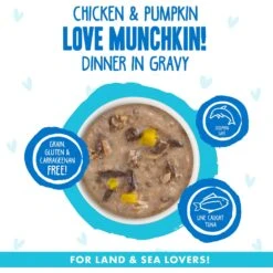 BFF OMG Love Munchkin! Chicken & Pumpkin Dinner In Gravy Grain-Free Canned Cat Food -Furry Friends 154847 PT2. AC SS1800 V1646842302