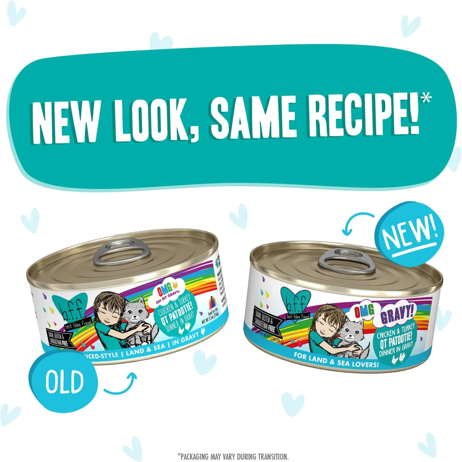 BFF OMG QT Patootie! Chicken & Turkey Dinner In Gravy Grain-Free Canned Cat Food 11 BFF OMG QT Patootie! Chicken & Turkey Dinner In Gravy Grain-Free Canned Cat Food - Image 9