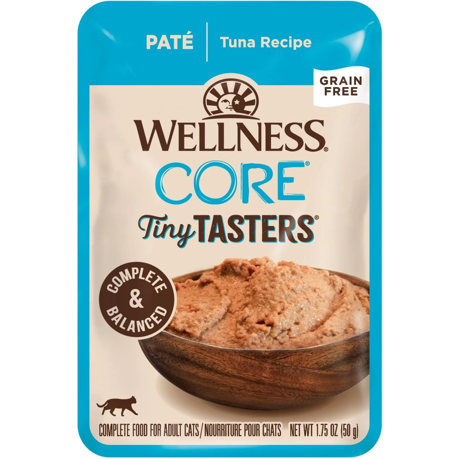 Wellness CORE Tiny Tasters Tuna Pate Grain-Free Cat Food Pouches 3 Wellness CORE Tiny Tasters Tuna Pate Grain-Free Cat Food Pouches