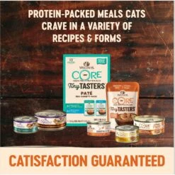 Wellness CORE Tiny Tasters Tuna & Salmon, Tuna Pate Sea Variety Pack Grain-Free Cat Food Pouches 13 Wellness CORE Tiny Tasters Tuna & Salmon, Tuna Pate Sea Variety Pack Grain-Free Cat Food Pouches -Furry Friends 155332 PT2. AC SS1800 V1695847860