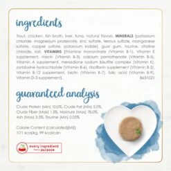 Fancy Feast Gourmet Naturals Trout & Tuna Recipe Pate Canned Cat Food, 3-oz, Case Of 12 -Furry Friends 155547 PT5. AC SS1800 V1677102396