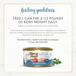 Fancy Feast Gourmet Naturals Trout & Tuna Recipe Pate Canned Cat Food, 3-oz, Case Of 12 -Furry Friends 155547 PT7. AC SS1800 V1677102857