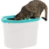 IRIS USA Large Round Top Entry Cat Litter Box & Scoop -Furry Friends 156874 MAIN. AC SS1800 V1680796042