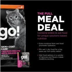 Go! Solutions Skin + Coat Care Chicken Recipe Dry Cat Food -Furry Friends 157012 PT5. AC SS1800 V1638842559
