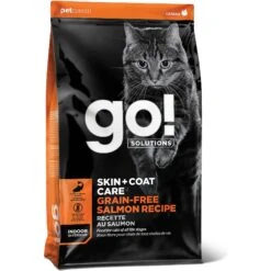 Go! Solutions Skin + Coat Care Grain-Free Salmon Recipe Dry Cat Food