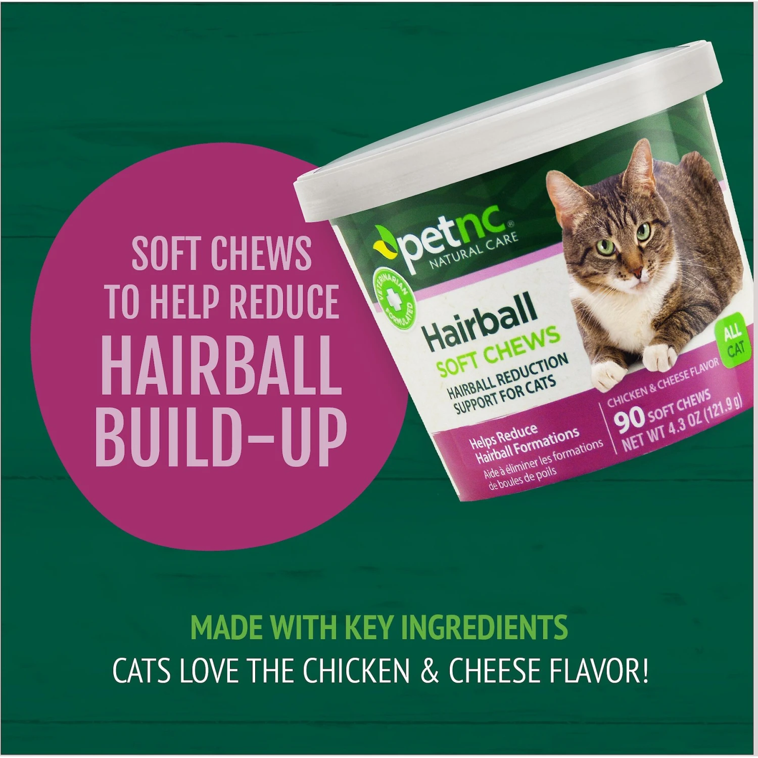 PetNC Natural Care Hairball Reduction Cat Soft Chews 8 PetNC Natural Care Hairball Reduction Cat Soft Chews - Image 6
