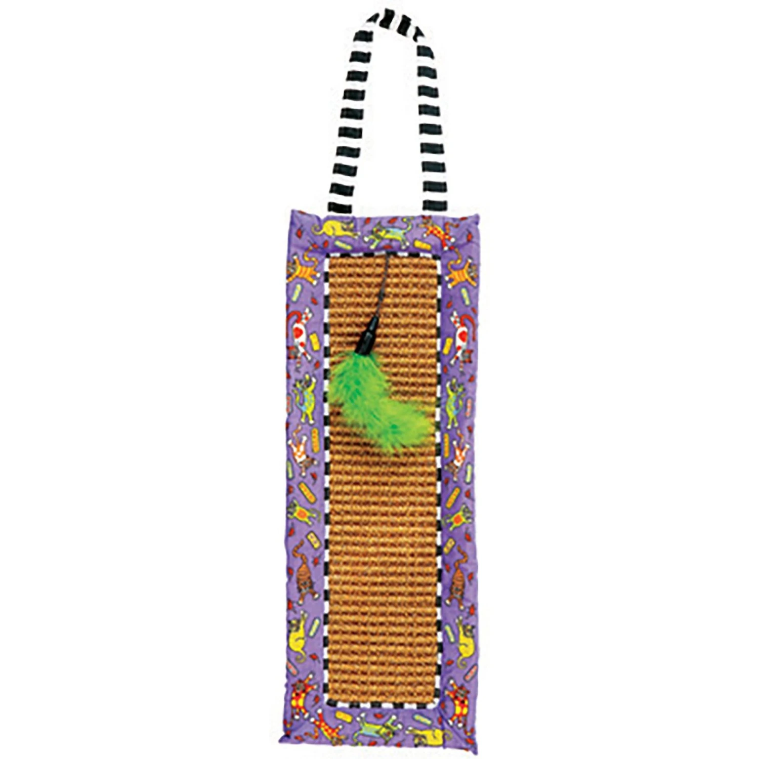 Fat Cat Scratchy Mat Doorknob Hanger Cat Toy 3 Fat Cat Scratchy Mat Doorknob Hanger Cat Toy