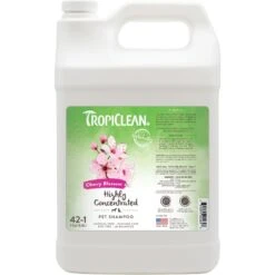 TropiClean Cherry Blossom Highly Concentrated Dog & Cat Shampoo