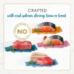 Fancy Feast Gourmet Naturals Seafood Variety Pack Canned Cat Food -Furry Friends 158490 PT4. AC SS1800 V1677103479