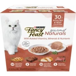 Fancy Feast Gourmet Naturals Poultry & Beef Variety Pack Canned Cat Food