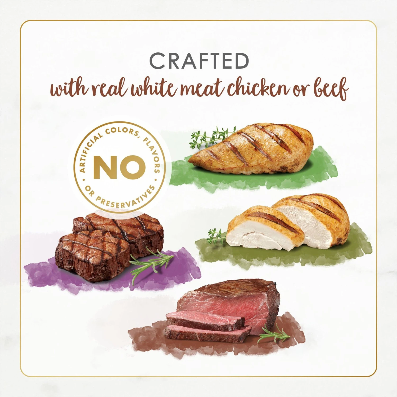 Fancy Feast Gourmet Naturals Poultry & Beef Variety Pack Canned Cat Food 7 Fancy Feast Gourmet Naturals Poultry & Beef Variety Pack Canned Cat Food - Image 5