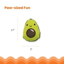 Catstages Lil' Avocato Cat Toy With Catnip -Furry Friends 158555 PT4. AC SS1800 V1636521274