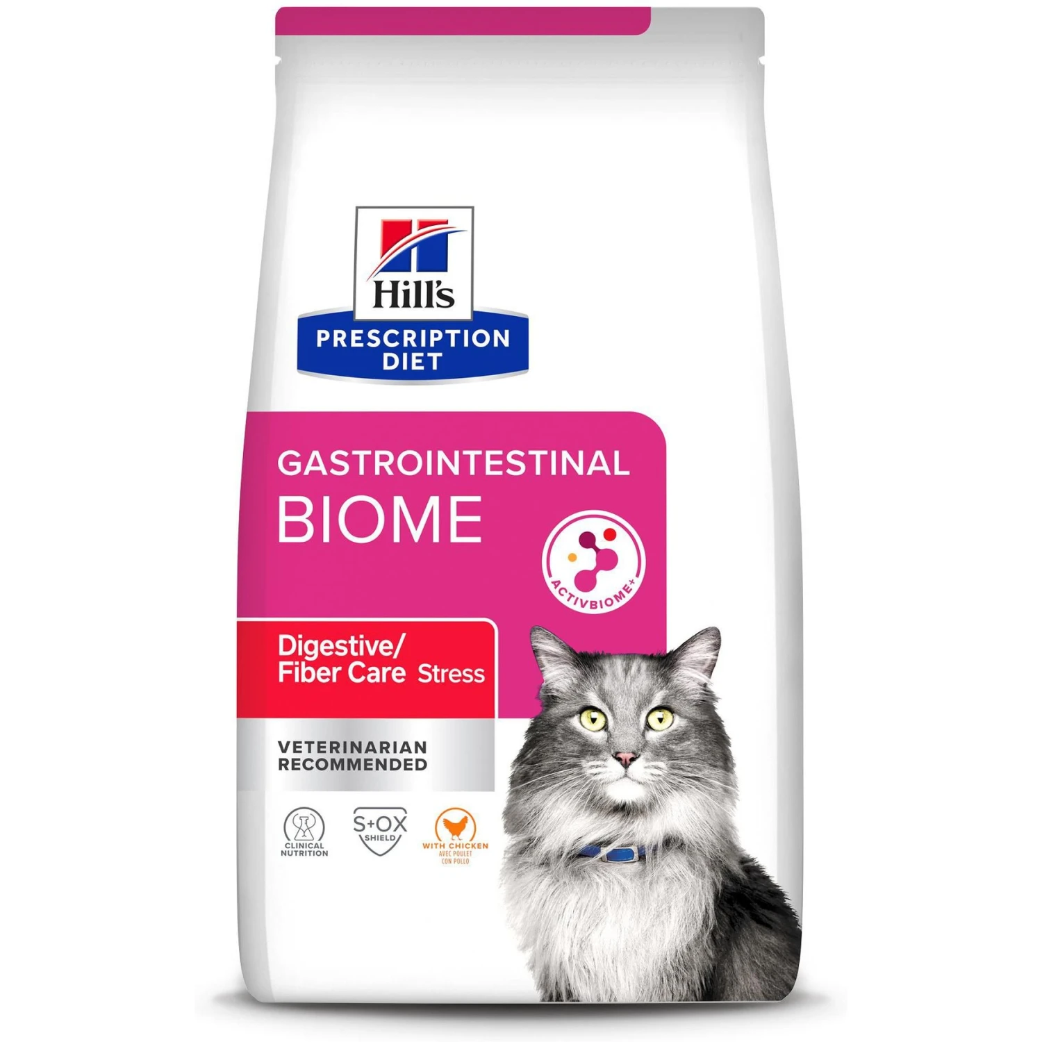Hill's Prescription Diet Gastrointestinal Biome With Chicken Dry Cat Food 3 Hill's Prescription Diet Gastrointestinal Biome With Chicken Dry Cat Food