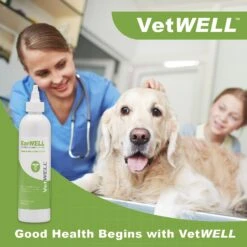 VetWELL EarWELL Otic Cleansing Solution With Aloe Cucumber Melon Scent Dog & Cat Ear Solution -Furry Friends 159294 PT3. AC SS1800 V1552398492