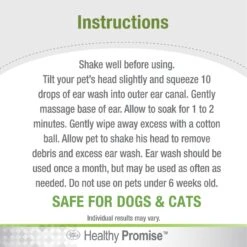 Four Paws Healthy Promise Cat & Dog Ear Wash, 4-oz Bag -Furry Friends 161190 PT6. AC SS1800 V1602847602