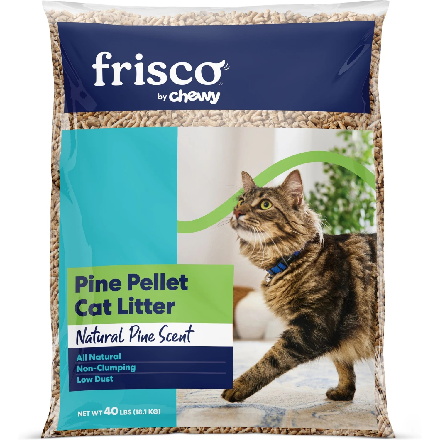 Frisco Pine Pellet Unscented Non-Clumping Wood Cat Litter 3 Frisco Pine Pellet Unscented Non-Clumping Wood Cat Litter