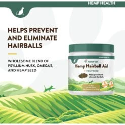 NaturVet Hemp Soft Chews Hairball Control Supplement For Cats -Furry Friends 162212 PT2. AC SS1800 V1698696006