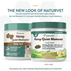 NaturVet Hemp Quiet Moments Soft Chews Calming Supplement For Cats -Furry Friends 162228 PT1. AC SS1800 V1698696970