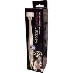 Petosan SilentPower Sonic Double-Headed Dog & Cat Toothbrush