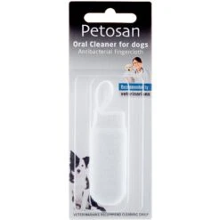 Petosan Antibacterial Fingercloth Dog & Cat Toothbrush
