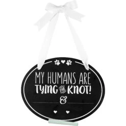 Pearhead Pet Wedding Announcement Chalkboard