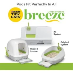 Tidy Cats Breeze Multi-Cat Strength Cat Pads -Furry Friends 164729 PT3. AC SS1800 V1700161125