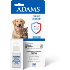 Adams® Adams Medication For Ear Mites For Dogs & Cats