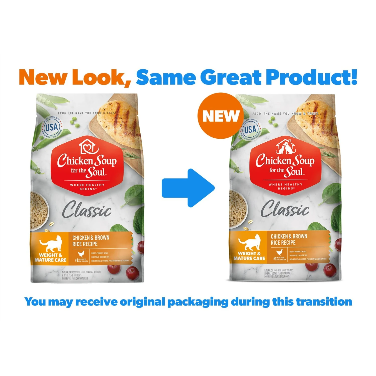 Chicken Soup For The Soul Weight & Mature Care Chicken & Brown Rice Recipe Dry Cat Food 4 Chicken Soup For The Soul Weight & Mature Care Chicken & Brown Rice Recipe Dry Cat Food - Image 2