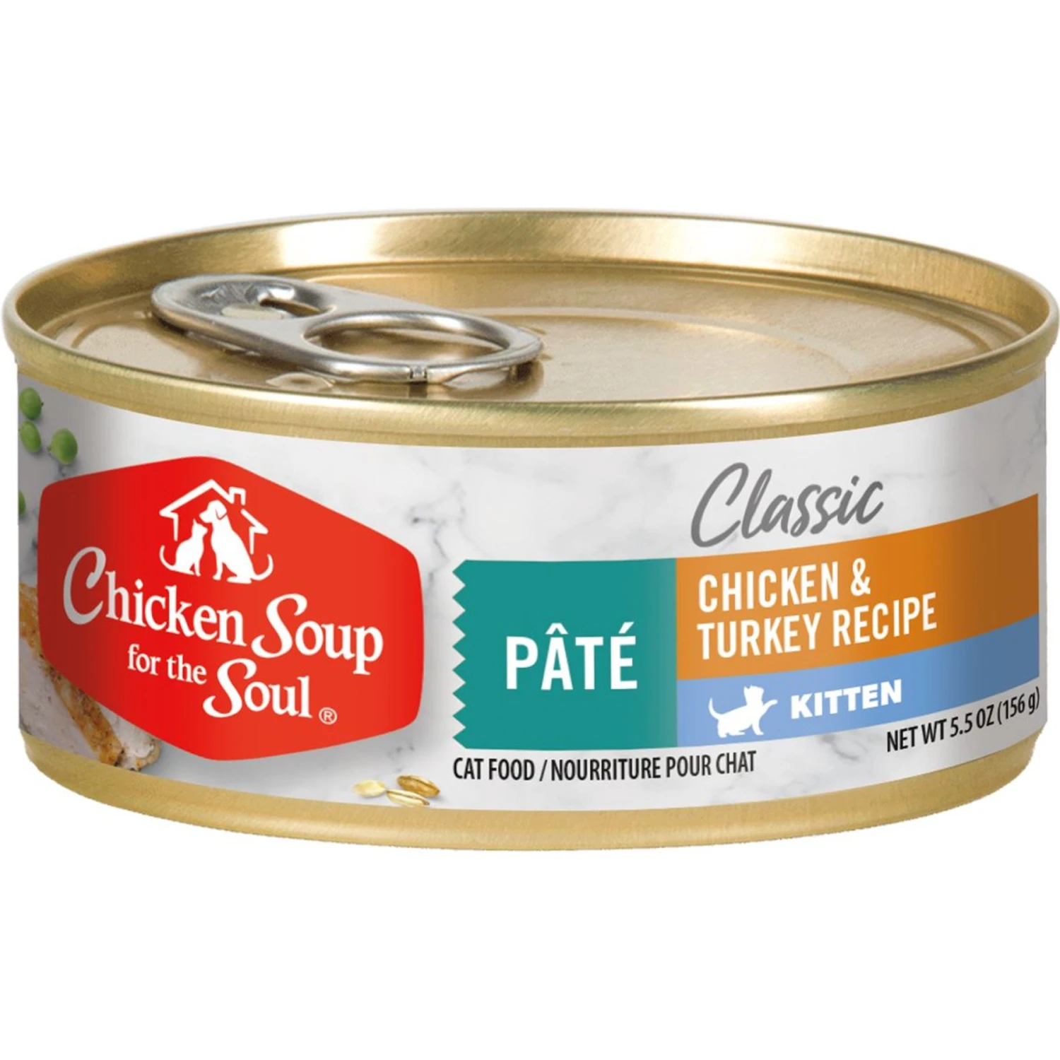 Chicken Soup For The Soul Kitten Chicken & Turkey Recipe Pate Canned Cat Food 3 Chicken Soup For The Soul Kitten Chicken & Turkey Recipe Pate Canned Cat Food