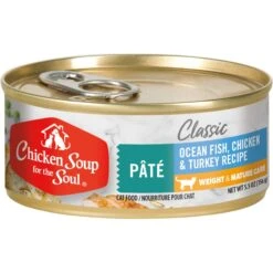 Chicken Soup For The Soul Weight & Mature Care Ocean Fish, Chicken & Turkey Recipe Pate Canned Cat Food
